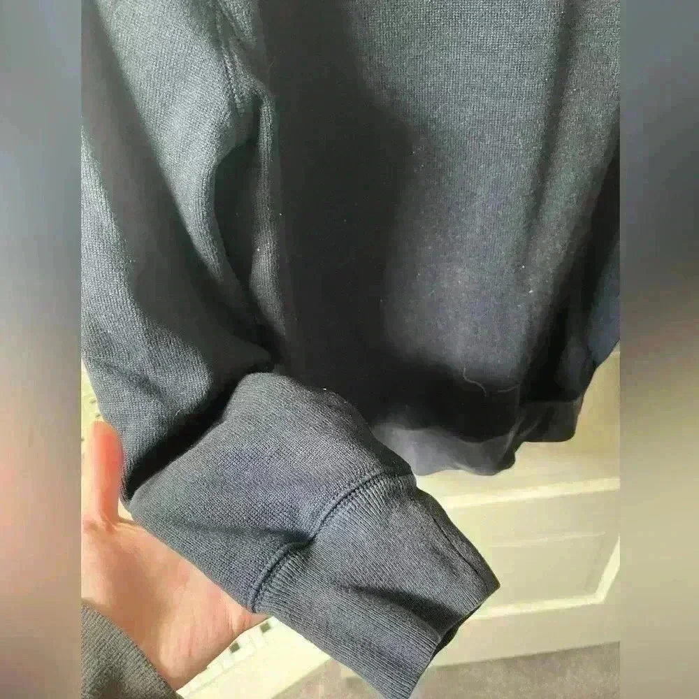 j. crew‎ authentic fleece pullover quarter zip hoodie size medium